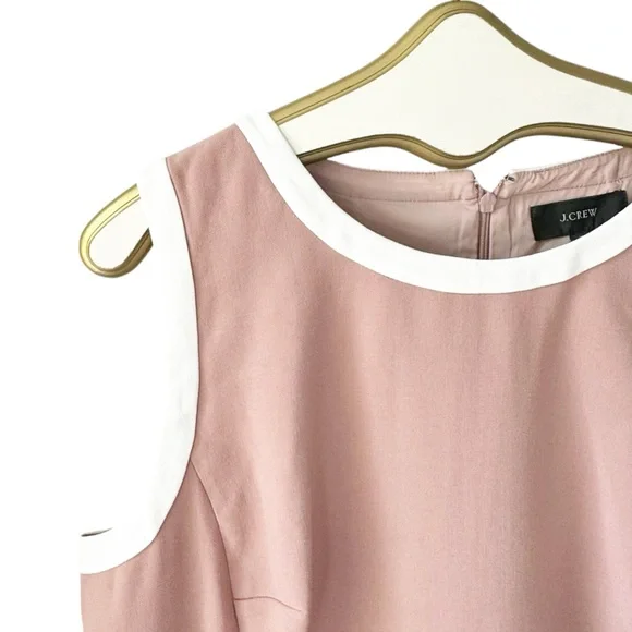 J Crew Sheath Dress in Four Season Stretch - Pale Pink20 NWT
